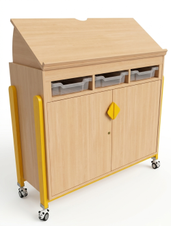Meuble pour enseignant plateau inclinable k'briol 